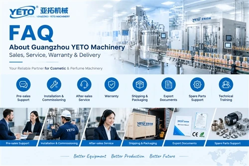 Guangzhou YETO Machinery Hakkında SSS - Satış, Servis, Garanti ve Teslimat